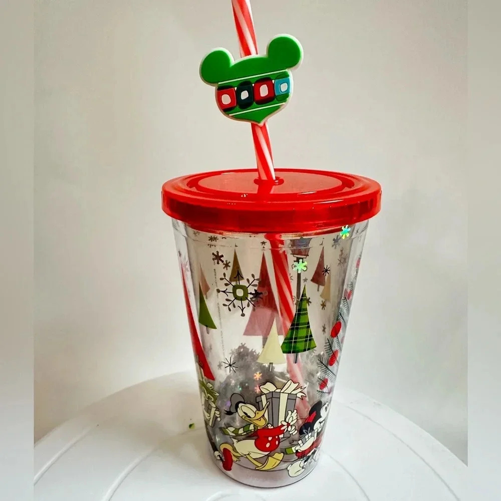 NWT Mickey Mouse & Friends Christmas tumbler